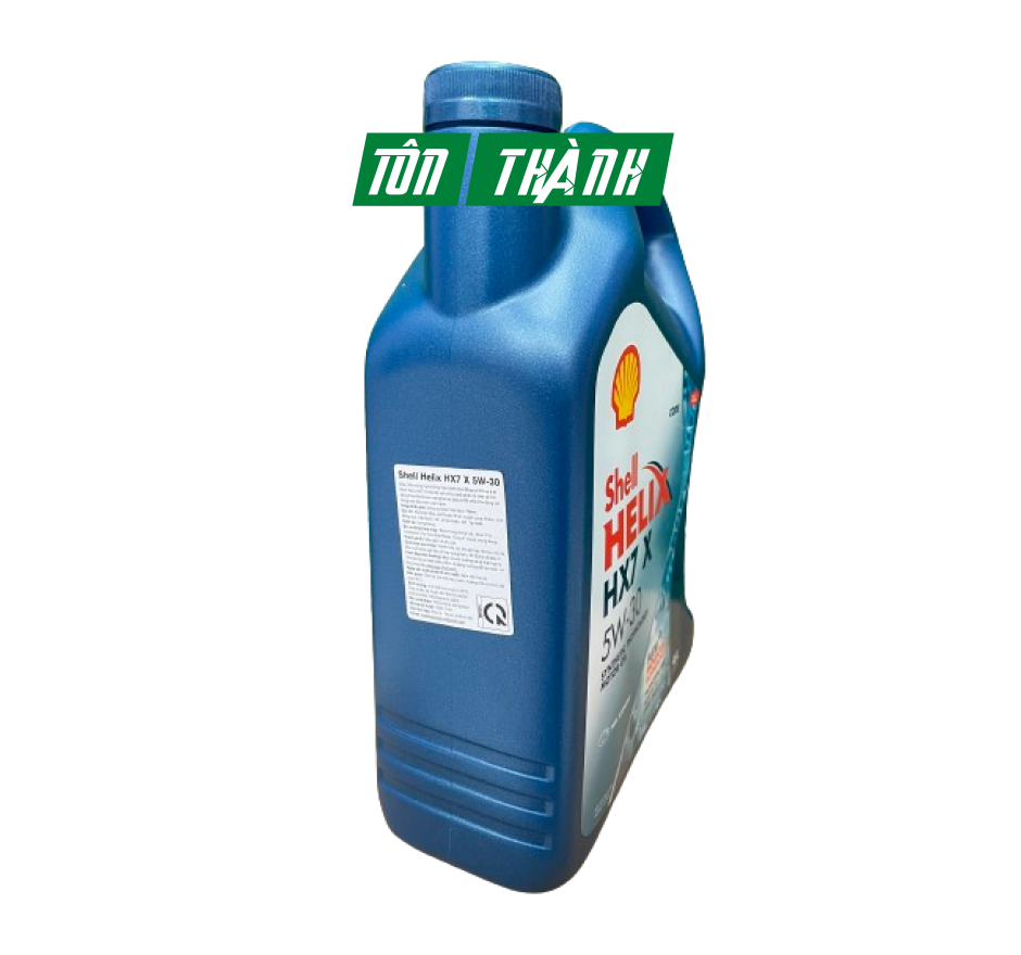 DẦU NHỚT ĐỘNG CƠ XE HƠI CAO CẤP SHELL HELIX HX7 X SN 5W-30 (4 LÍT)