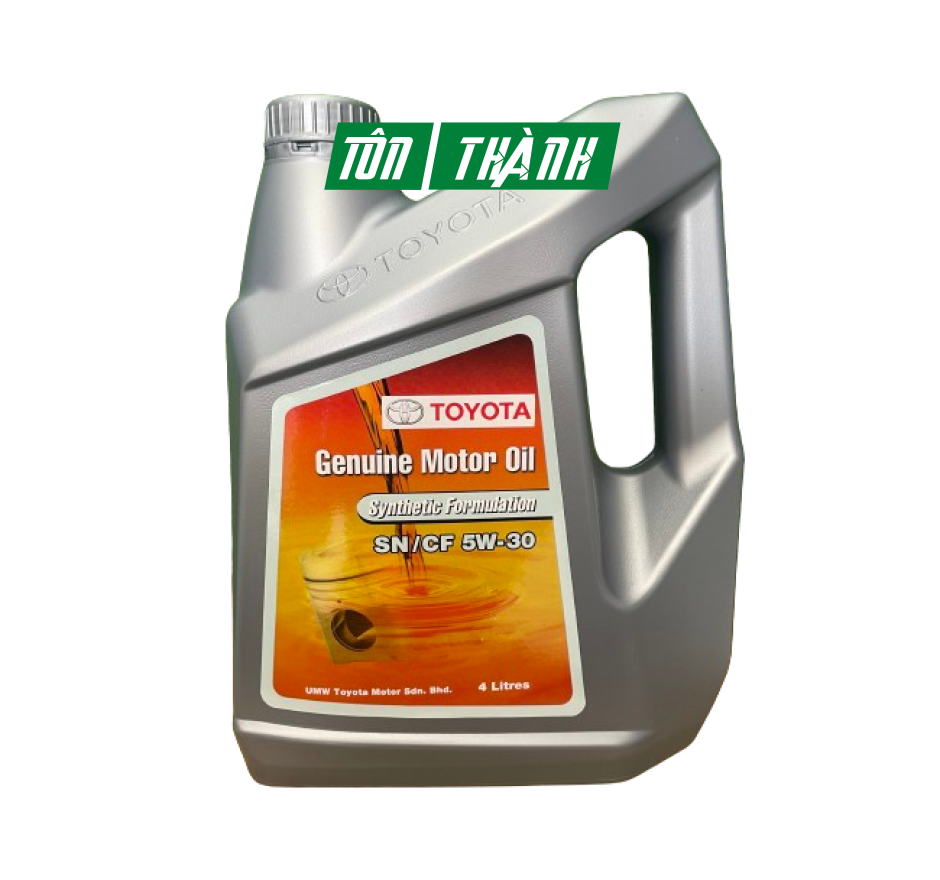 DẦU NHỚT TOYOTA GENUINE MOTOR OIL SN/CF 5W-30 (4 LÍT)