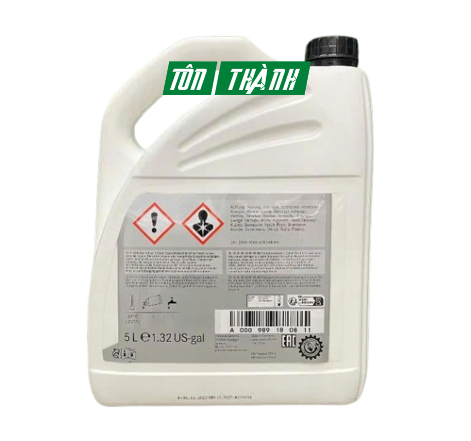 Nước làm mát màu hồng cao cấp Mercedes (5 Lít)