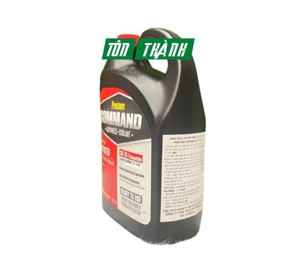 Nước làm mát màu đỏ Prestone Command Coolant 50/50 (3.78 Lít)