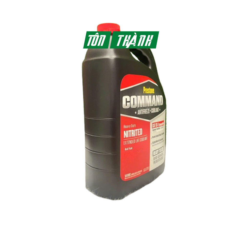 Nước làm mát màu đỏ Prestone Command Coolant 50/50 (3.78 Lít)