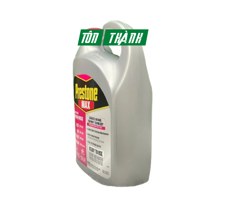 Nước làm mát động cơ Prestone MAX màu hồng chuyên dụng cho xe Châu Âu (3.78 lít)