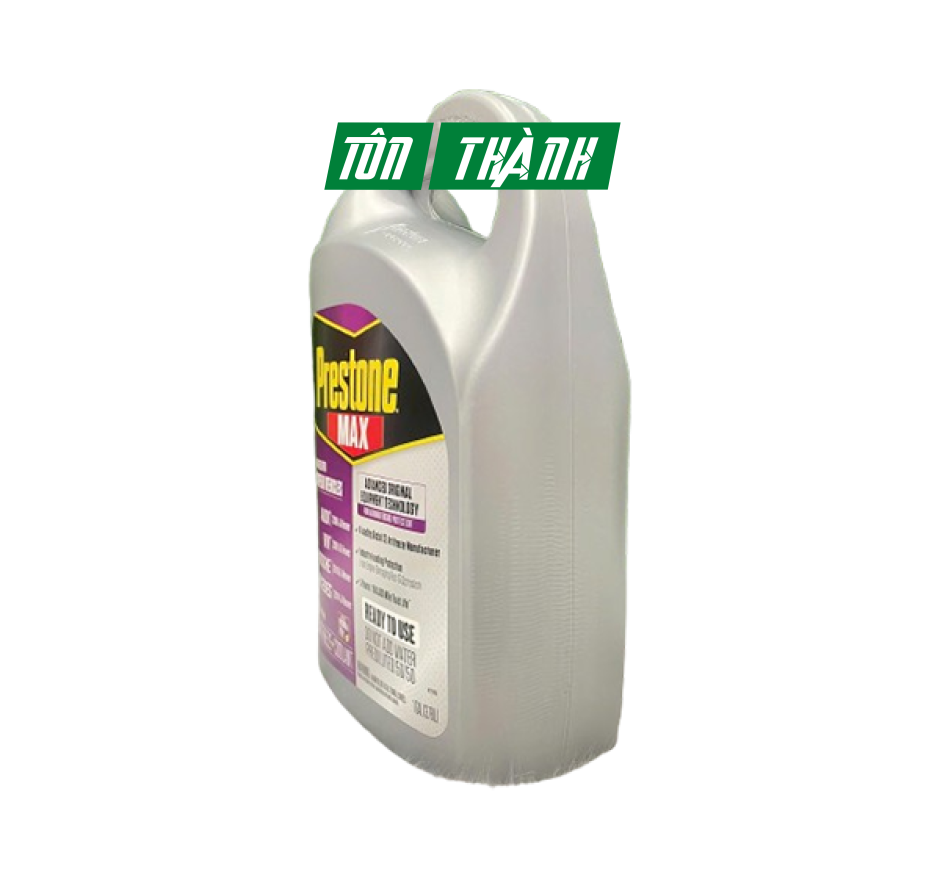 Nước làm mát động cơ Prestone MAX màu tím chuyên dụng cho xe Châu Âu (3.78 lít)