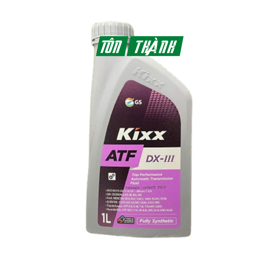 Dầu Hộp Số Tự Động KIXX ATF DX-III (1 Lít)