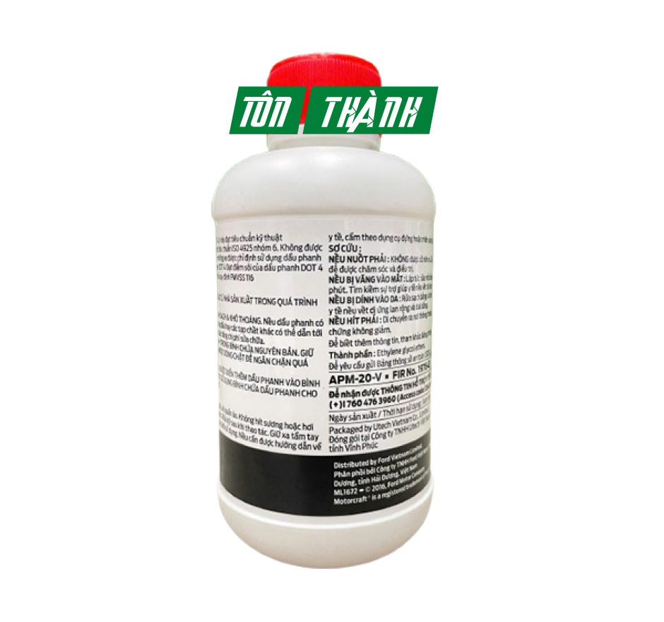 Dầu phanh cao cấp FORD DOT 4 Mã: APM-20-V (500ml)