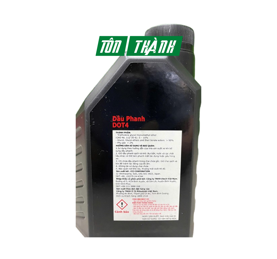 DẦU PHANH MITSUBISHI MOTOR DOT 4  GENUINE PARTS 500ML ( NHẬT BẢN )