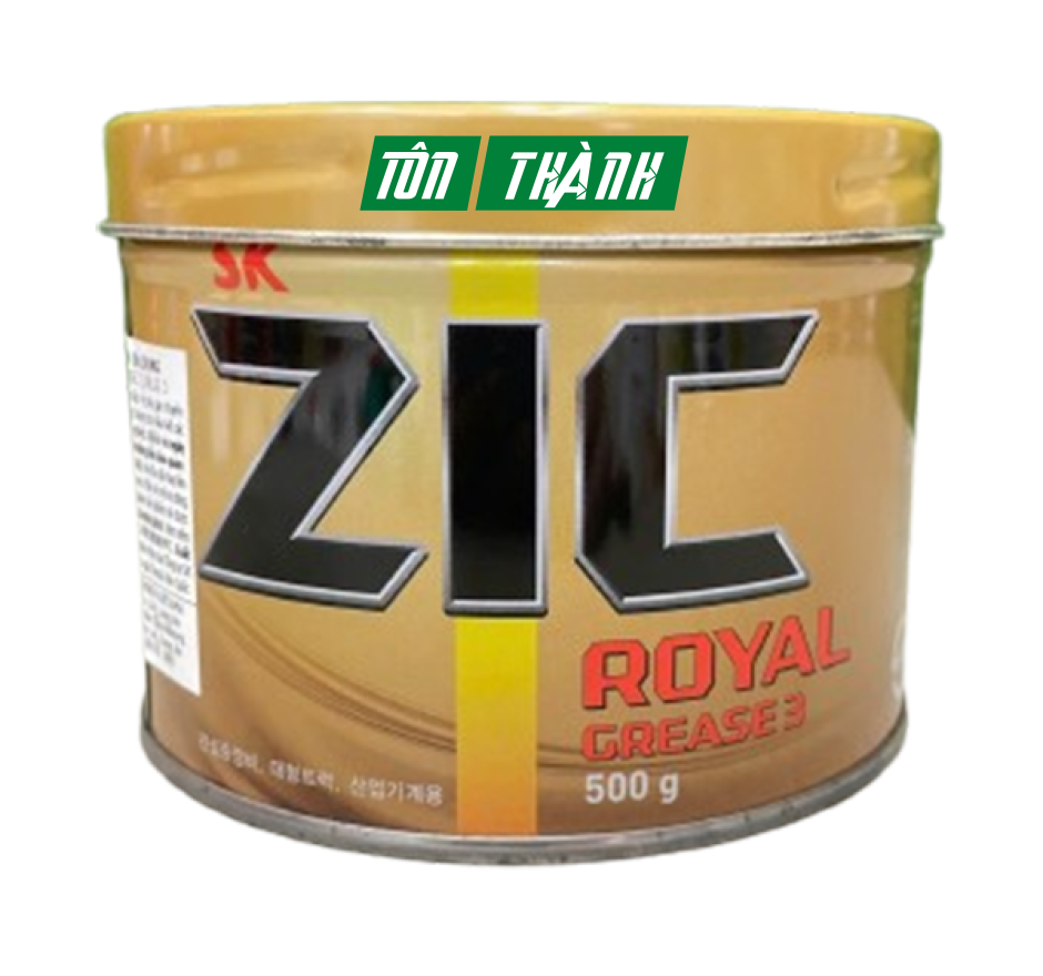 Mỡ bôi trơn đa dụng ZIC ROYAL GREASE 3 (500g) nhập khẩu Hàn Quốc