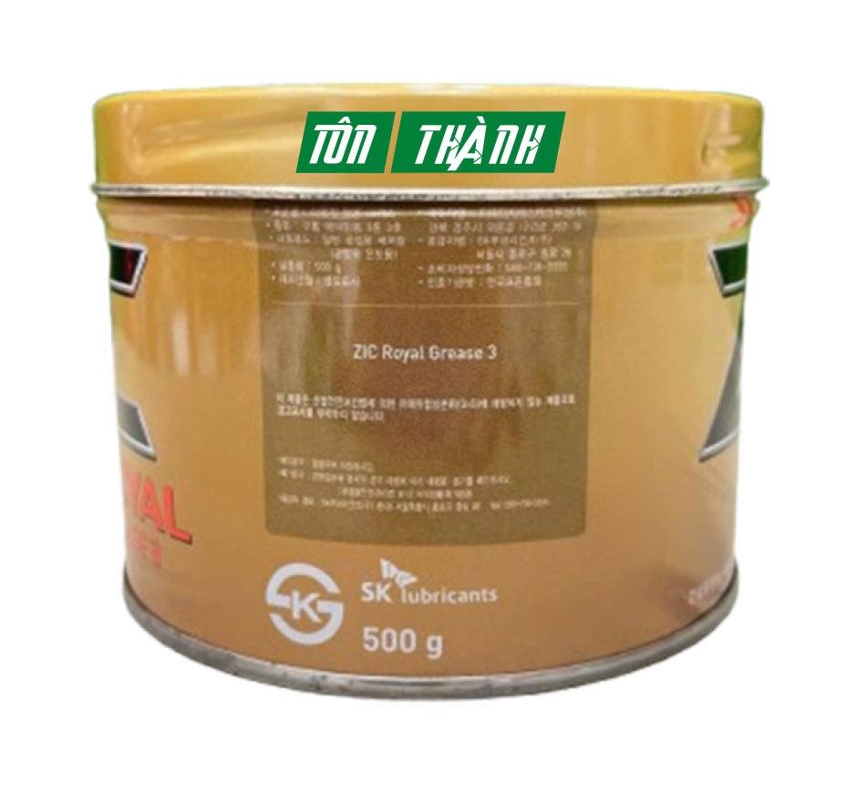 Mỡ bôi trơn đa dụng ZIC ROYAL GREASE 3 (500g) nhập khẩu Hàn Quốc