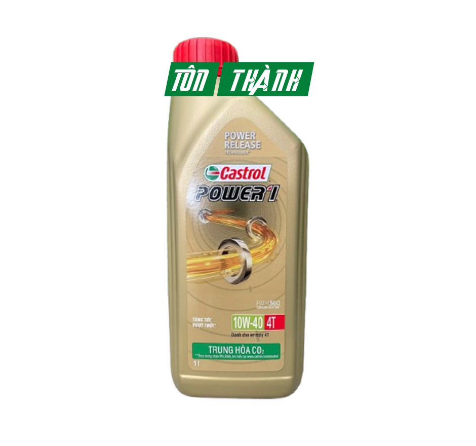 Dầu nhớt xe số Castrol POWER1 10W-40 (1 lít)