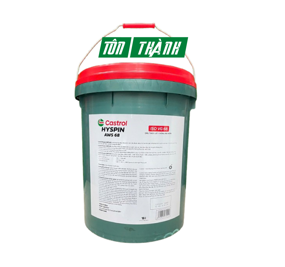 Dầu thủy lực Castrol Hyspin AWS 68 (18 Lít) - Nhớt 10