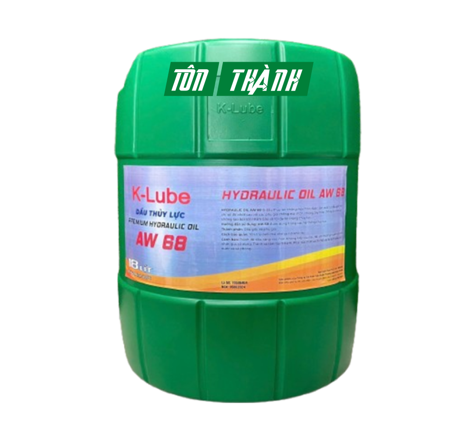 Dầu thủy lực trắng K-Lube AW 68 (18 Lít)