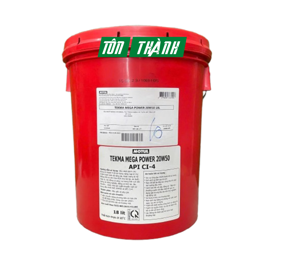 DẦU ĐỘNG CƠ MOTUL TEKMA MEGA POWER 20W50 (18 LÍT)