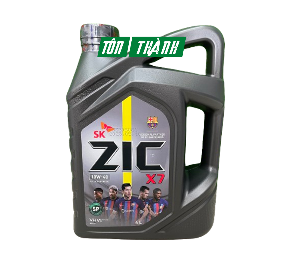 DẦU ĐỘNG CƠ XE Ô TÔ SK ZIC X7 10W40 (4 LÍT)